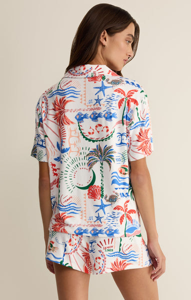 Beach Days Getaway PJ Top