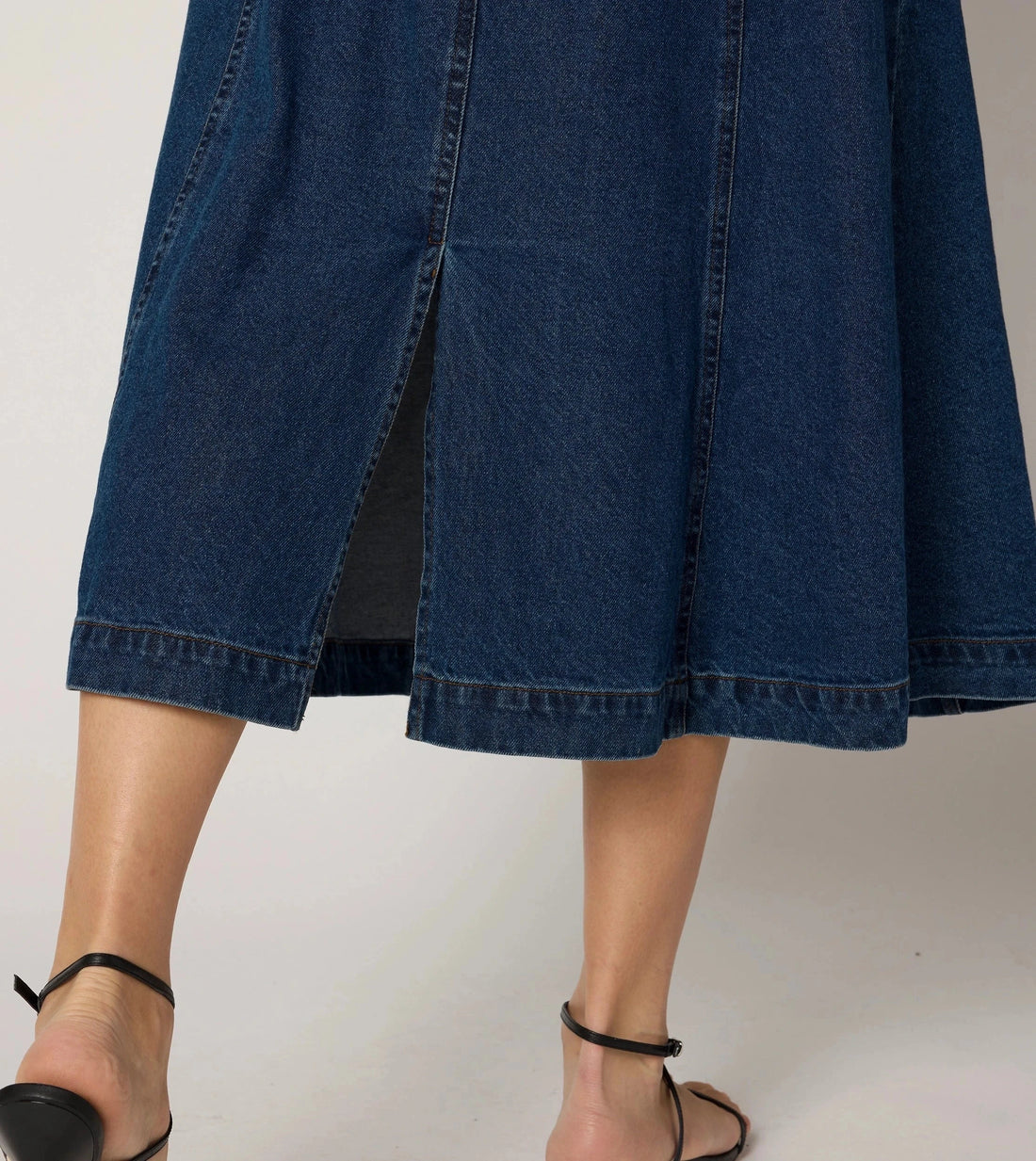 naya midi dress The Naya Midi Dress Slate Blue / M