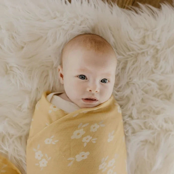 Muslin Swaddle: Buttercup