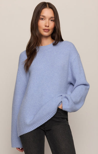 Chill Mode Sweater: Crystal Blue