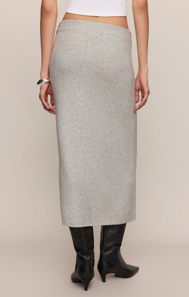 Cozy Moment Skirt: Feather Grey