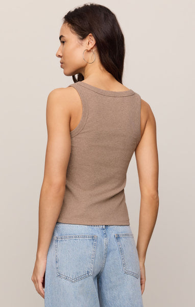 Rowe Scoop Tank: Heather Ash