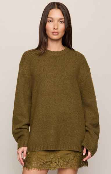 Chill Mode Sweater: Golden Sage