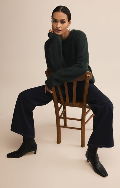 Snowed In Sweater: Garland Green