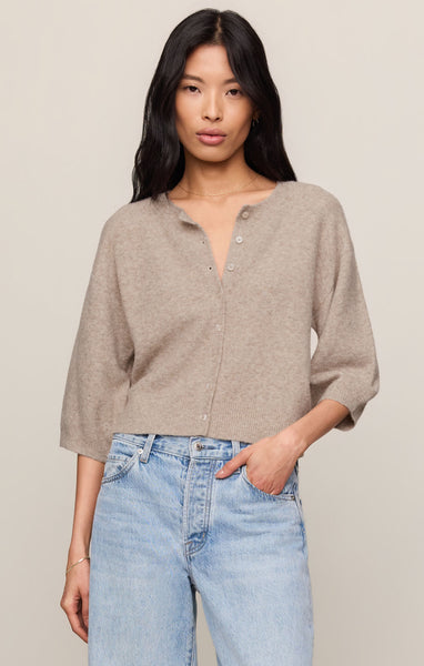 Valor Cardigan: Natural Heather