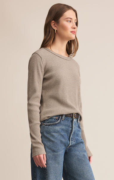 Arlet Mini Thermal Top: Smoked Heather