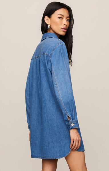 Lucie Denim Shirt Dress