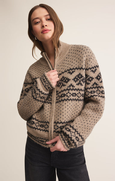 Bismark Zip Cardigan
