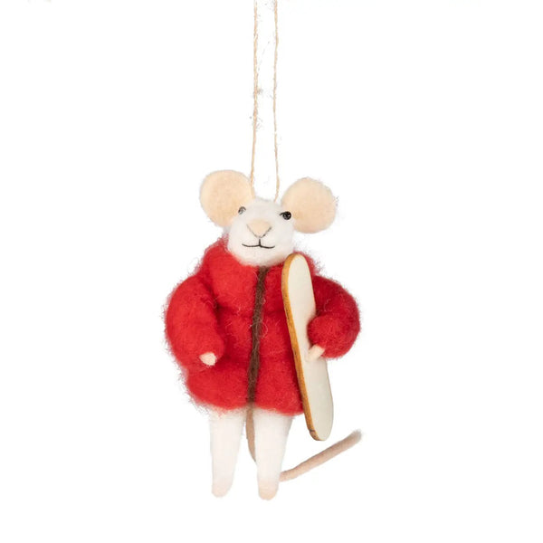 Felt Mouse Ornaments