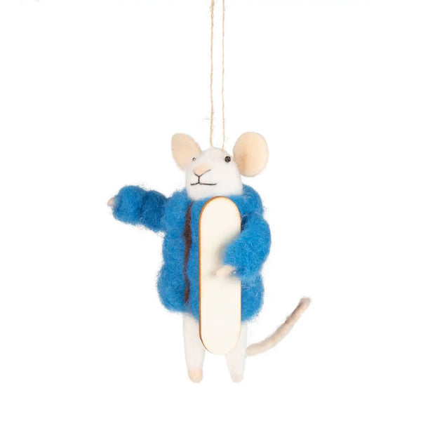 Felt Mouse Ornaments