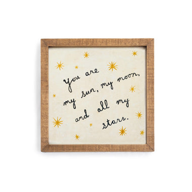 All My Stars Framed Print