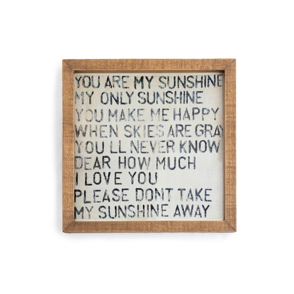 You Are My Sunshine Framed Print