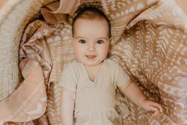 Muslin Swaddle: Maple Tapestry