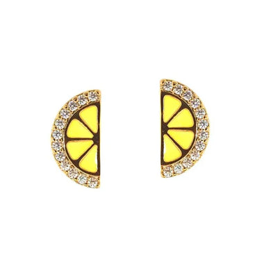 Lemon Slice Earrings