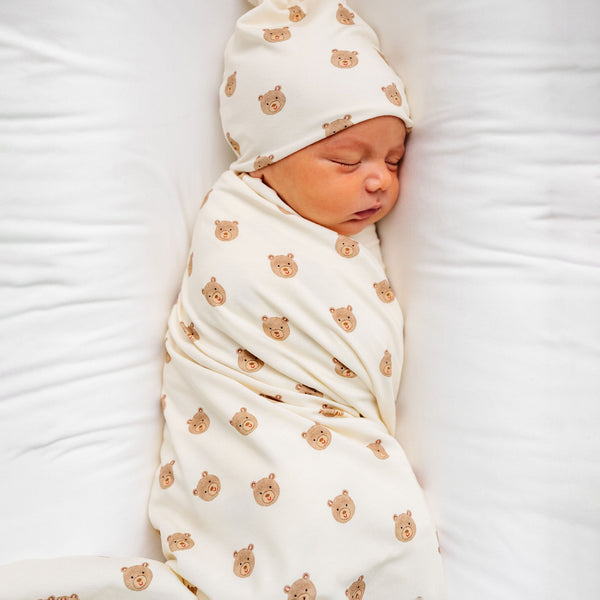 Teddy Mini Swaddle Blanket