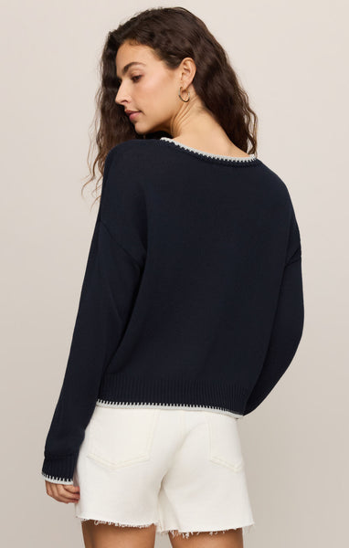 Navy Coastal Sweater