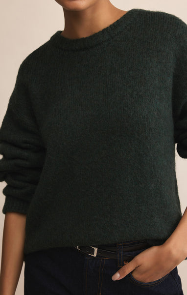 Snowed In Sweater: Garland Green