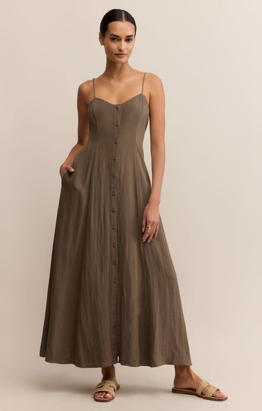 Angel Eyes Midi Dress: Tiki