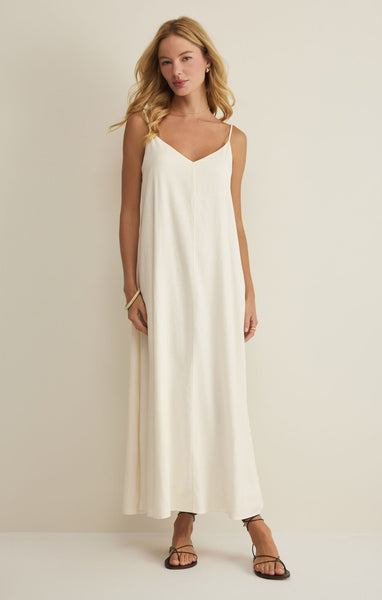 Sandcomber Midi Dress: White