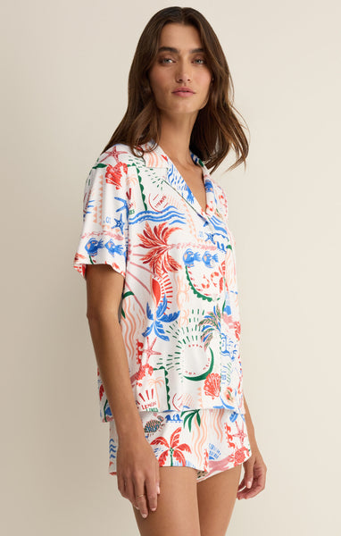Beach Days Getaway PJ Top