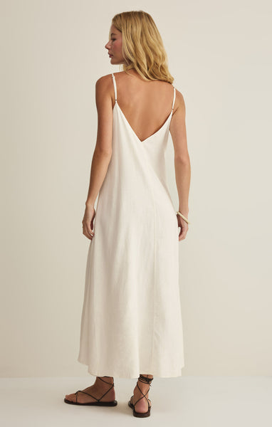 Sandcomber Midi Dress: White