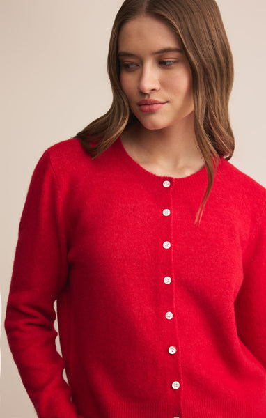 Medina Cardigan: Red