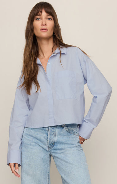 Favorite Button Up Top: Hamptons Blue