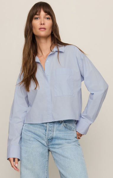 Favorite Button Up Top: Hamptons Blue