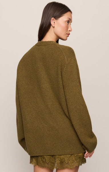 Chill Mode Sweater: Golden Sage