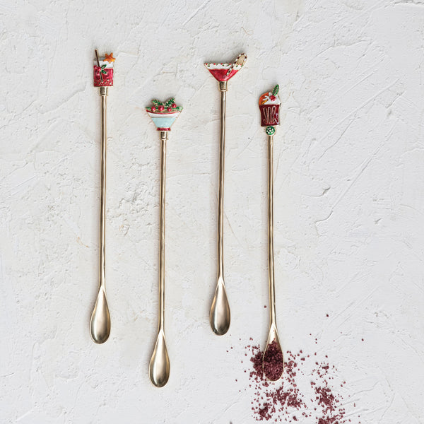 Festive Cocktail Spoons
