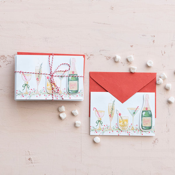 Holiday Cocktail Card Set