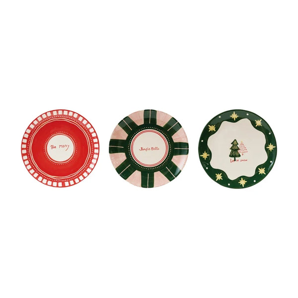 Holiday Sayings Plates