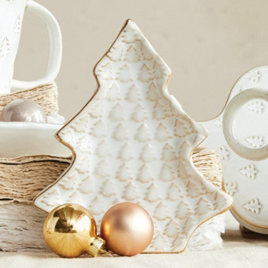 Frosted Tree Small Plate