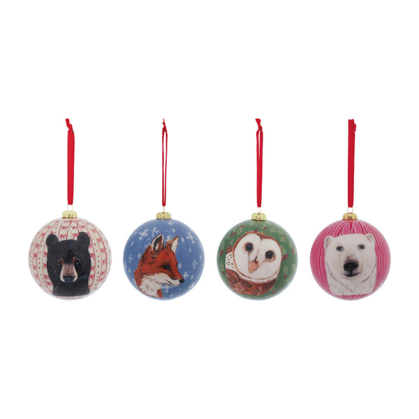 Decoupage Animal Ornaments