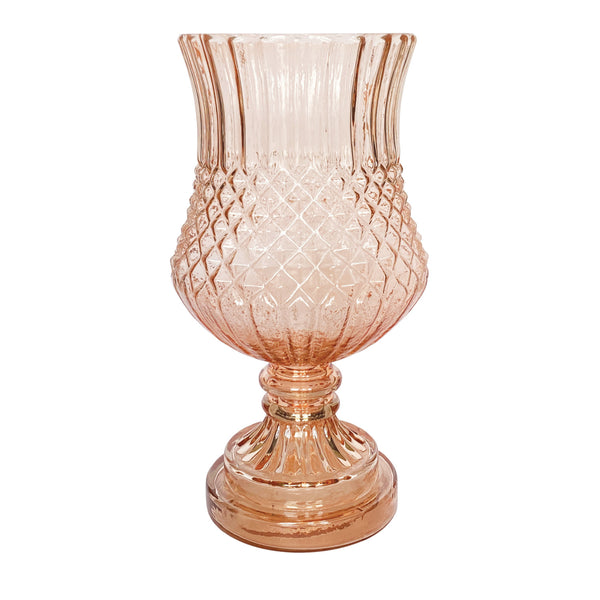 Rose Petal Embossed Vase