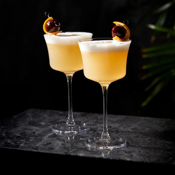 Raye Stemmed Crystal Sour Glasses