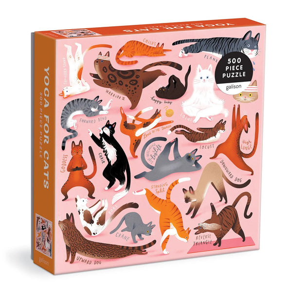 Yoga Cats 500 Piece Puzzle