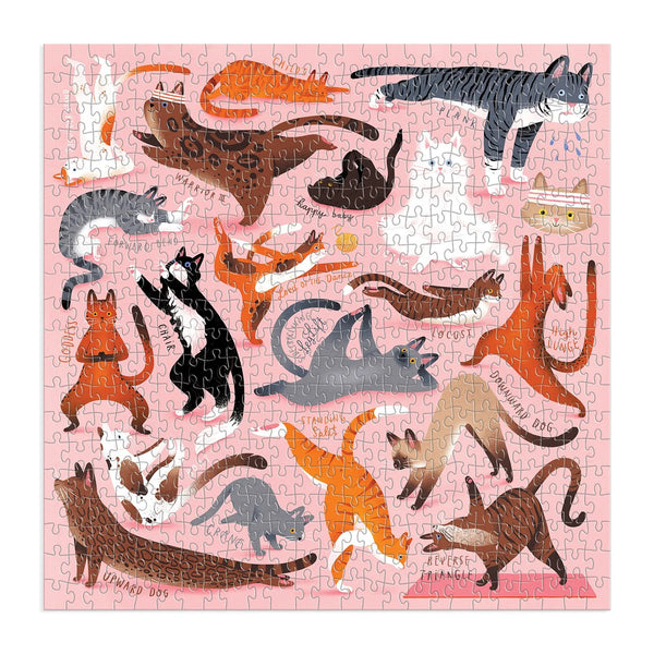 Yoga Cats 500 Piece Puzzle