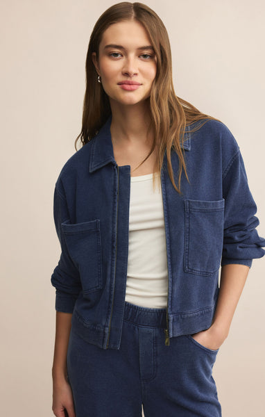 Heritage Knit Denim Jacket