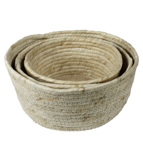 Gideon Natural Round Bowl