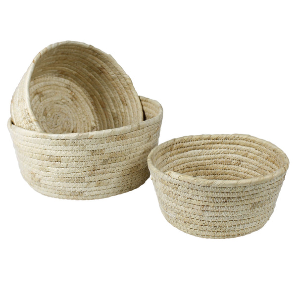 Gideon Natural Round Bowl