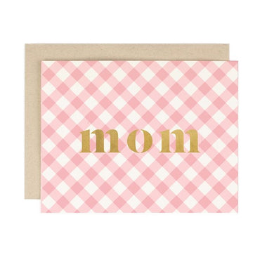 Pink Gingham Mom