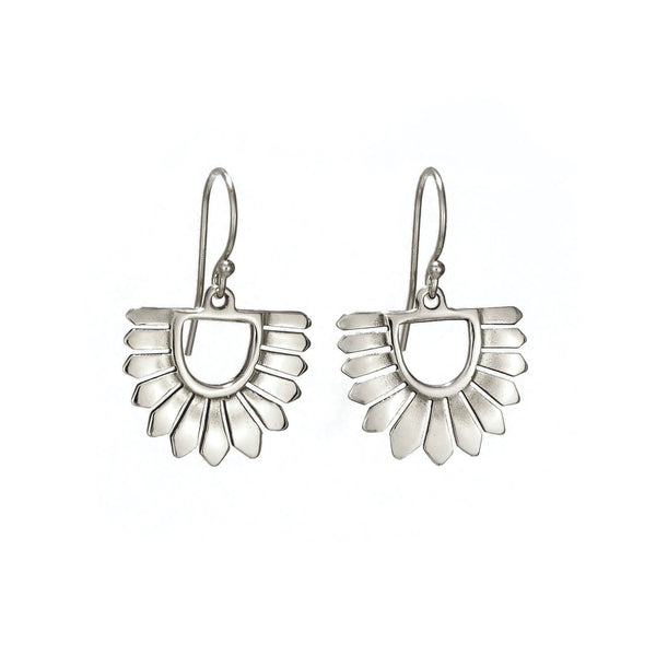Osa Earrings: Silver