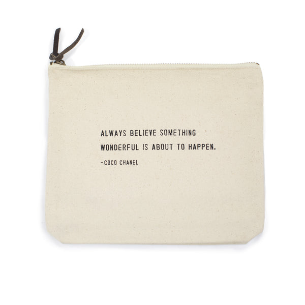 Sugarboo Canvas Zipper Pouches