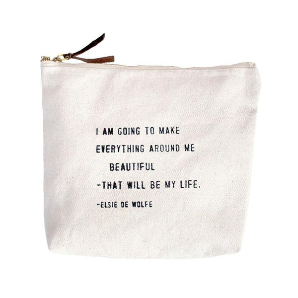 Sugarboo Canvas Zipper Pouches