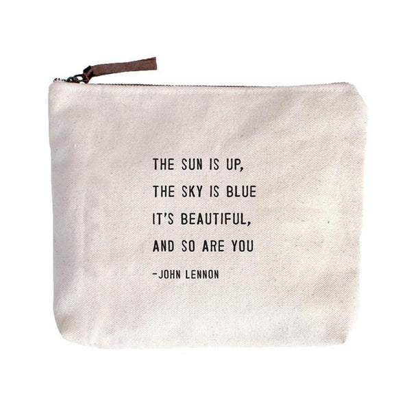 Sugarboo Canvas Zipper Pouches