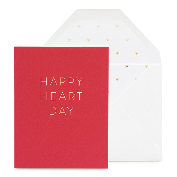 Happy Heart Day - Red