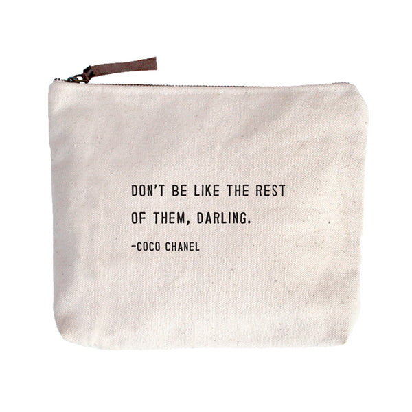 Sugarboo Canvas Zipper Pouches