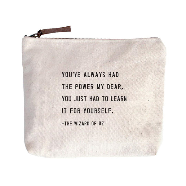 Sugarboo Canvas Zipper Pouches