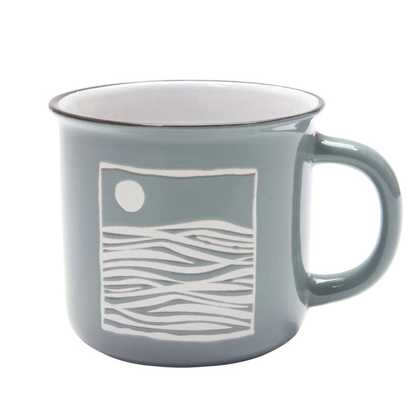 Ocean Blue Camp Mug